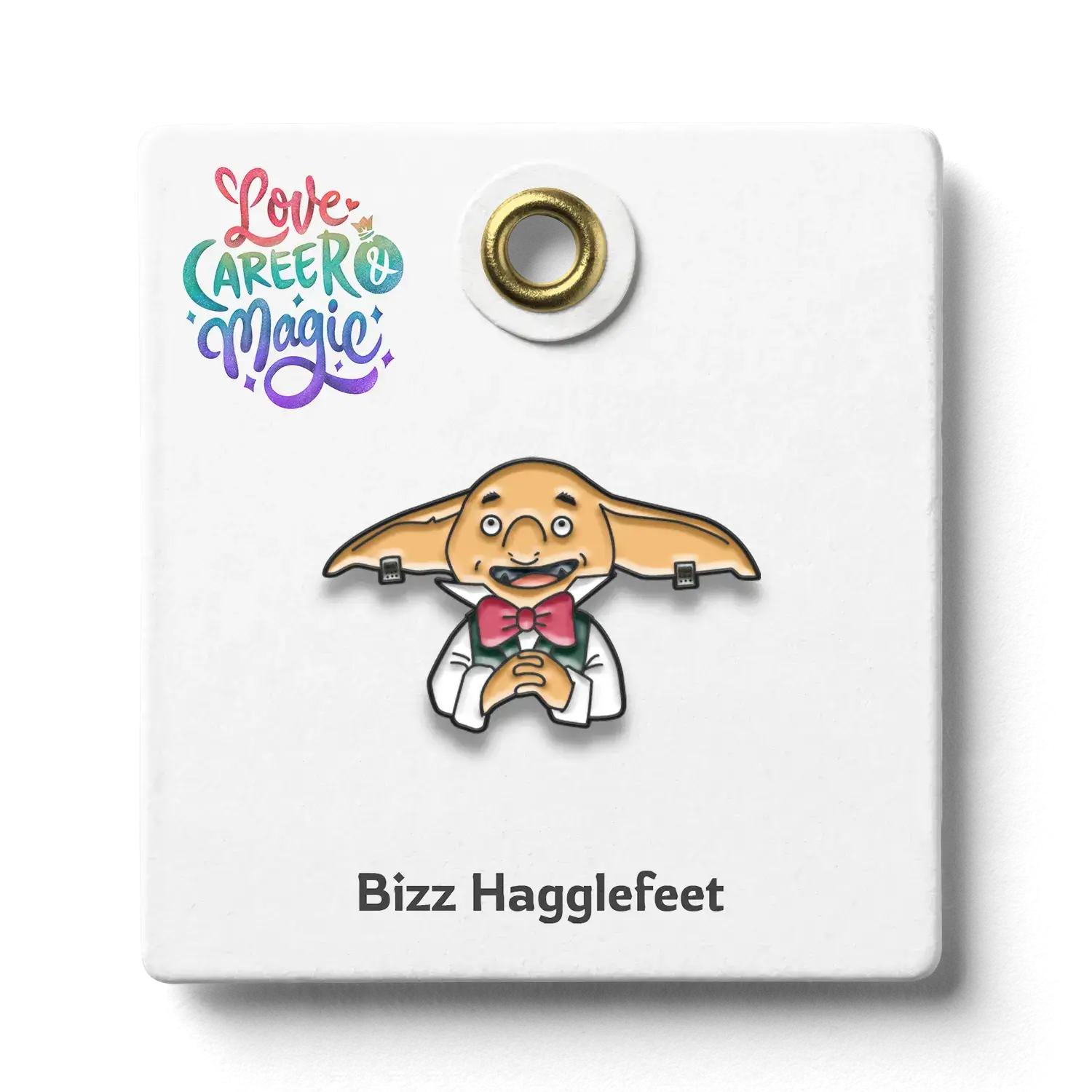 Bizz Hagglefeet Pin