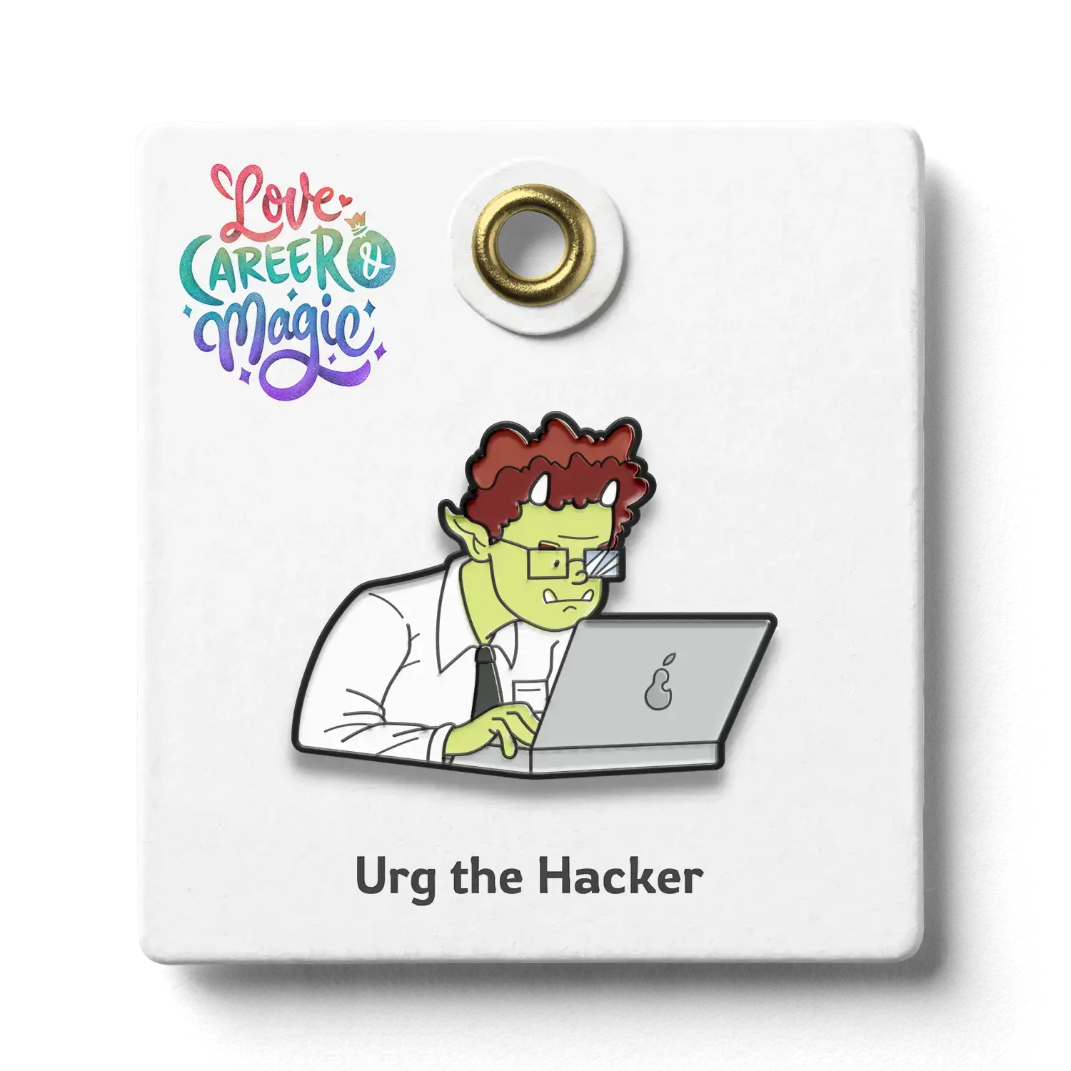 Urg, the Hacker Pin